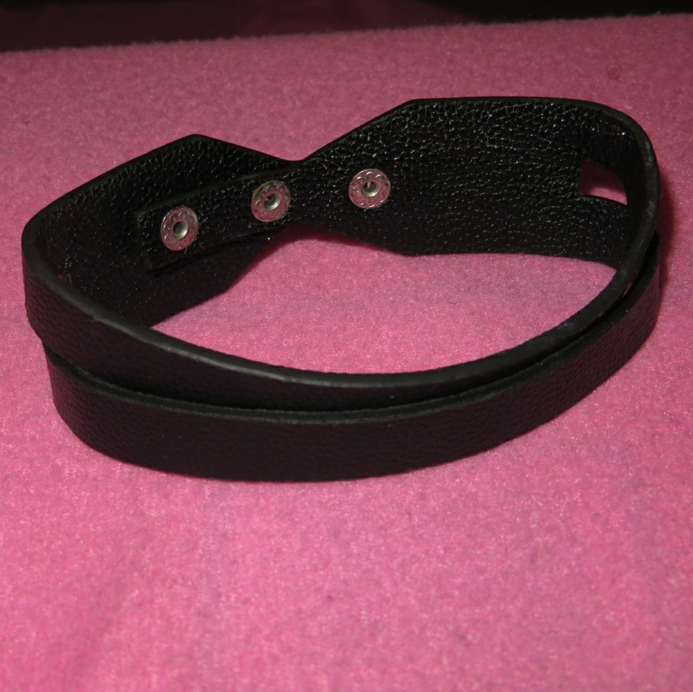 Black Leather Choker